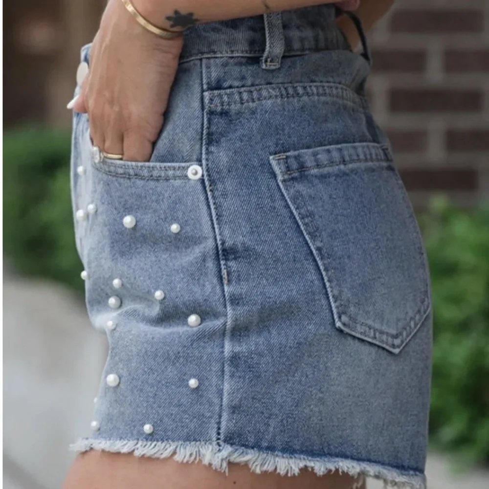 ALTAR’D STATE Jean Shorts - Picture 4 of 11